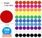 700 PCS 3/4-Inch Dot Stickers – Round Color Coding Labels, 10 Assorted Colors, 70 Labels/Sheet for Toddlers, Office, Students, and Classroom Use
